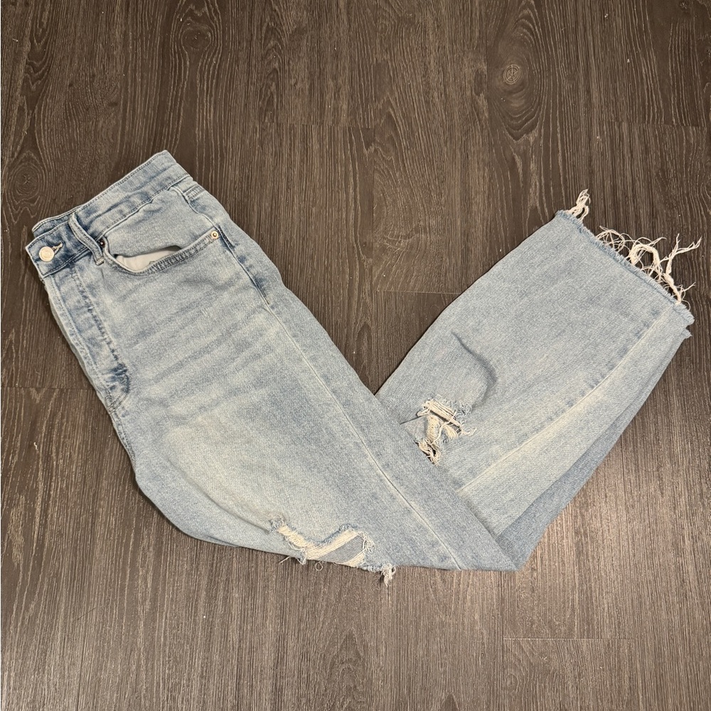 Womens Wild Fable Light Blue 
Denim Ripped Jeans Size 10